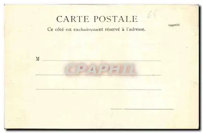 Casa Paternal de Bernadette Soubirous — Lourdes — R.&J. 10786 — Verso