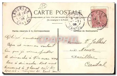 MARMANHAC (Cantal) — Vista Geral — editor A. Astille, n° 239 — Verso