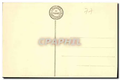 Palácio de Fontainebleau — Salão de Recepção — Musées Nationaux — Verso