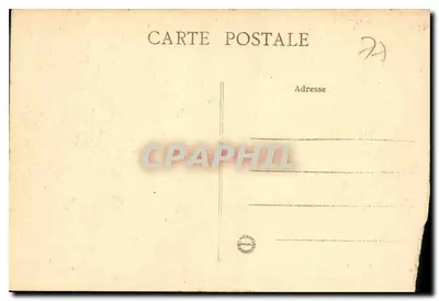 Pałac w Fontainebleau — Pokój spania Napoleona I — wydawca anonimowy, nr 40 — Rewers