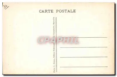 Montpellier — Statua Louisa XIV — wydawca C. Donuc, Marsylia — Rewers