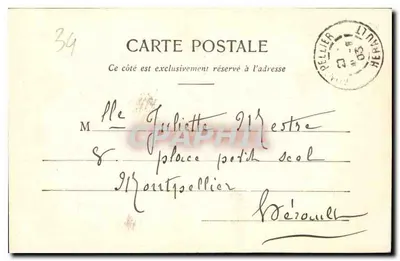 Montpellier - Fontaine des Trois Grâces — Edition by Nouvelles Galeries, Montpellier — Back