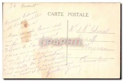 Montpellier — Le Peyrou i Ludwik XIV — Capestan, wydawca, Montpellier — Rewers