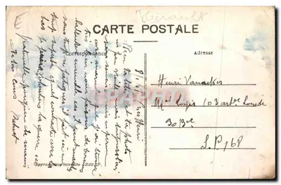 Bilhete postal antigo Esta Estação Balmere Vista Panorâmica O Mar e O Lago — Verso