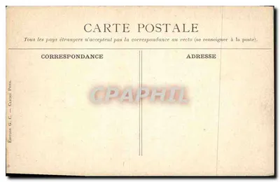 CETTE: Ogólny widok z Mont Saint-Clair — Wydawnictwo G. C. — n° 2 — Rewers