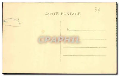 Entorno de MÈZE (Hérault) — Abadía de VALMAGNE — El Claustro — Edit. Brouzet Delpy — Reverso