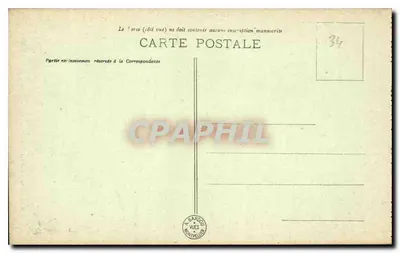Montpellier — Katedra św. Piotra — wydawnictwo Du Réal, Drukarnia Luksusowa, Plac Katedry — Rewers