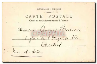 Montpellier — Kościół Świętego Rocha — Fototyp. E. Lacour — Marsylia, 1907 — Rewers