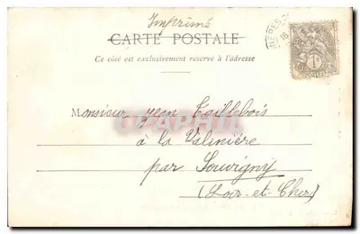Luchon — Ogólny widok z Chaumière — Librairie Lafont, 63, Allée d'Etigny, Luchon — Rewers