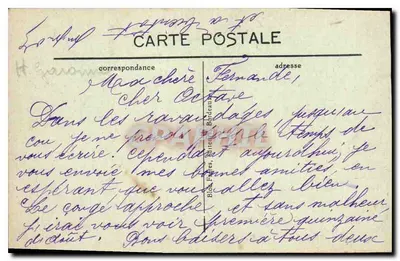 Luchon — O Casino e o Parque — BR - 1327 — Verso