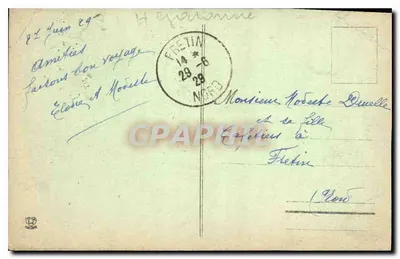 Le Pyrenei Centrali (1a serie) — Il Gouffre d'Inferno — Phototype Labouche frères, Toulouse — Verso