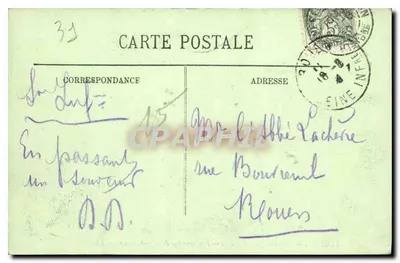 Maladetta i Port Venasque widziane z Superbagnères — LUCHON — LL — n°153 — Rewers