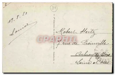 Luchon — Panorama z Superbagnères na Dolinę Lys — Stara pocztówka n°76, wydawca Stara pocztówka — Rewers