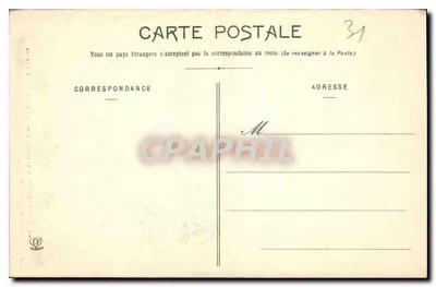 Toulouse - Binnenkant van de Kerk van de Jacobijnen — Fototypie Labouche Frères, Toulouse, n°64 — Achterkant