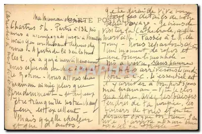 Chartres (E.-et-L.) - Katedra (Strona Południowa) — Wydawca E.-et-L., nr 60 — Rewers