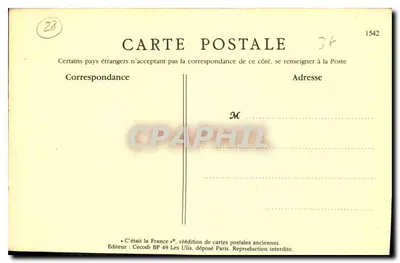 Meisjeschool — Vertes-Dépouans (Puy-de-Dôme) — Uitgever Cecodi BP 49 Les Ulis — Achterkant
