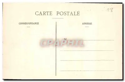 Katedra w CHARTRES — Portal Północny i Wejście do Biskupstwa — Ch. Foucault, wyd., Dreux — Rewers