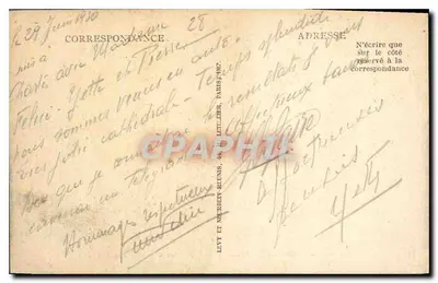 Katedra w Chartres — Widok z Cachembach — ND — Rewers