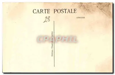 Katedra w Chartres — Portal Królewski, XII wiek — Cl. E. Houyet — Rewers