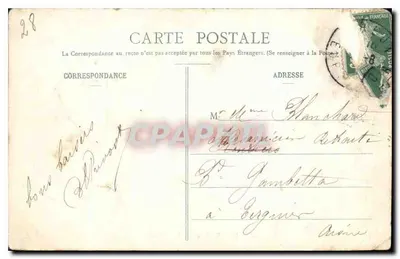 Dreux — Vue dans le Parc — Ch. Pongault, édit., Dreux, n° 129 — Reverso