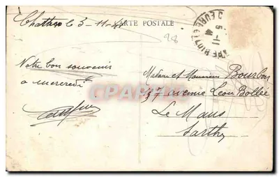 Katedra Chartres (E.-et-L.) - Panny Maria na Pilierze - G. Foucault, wyd., Dreux — Rewers