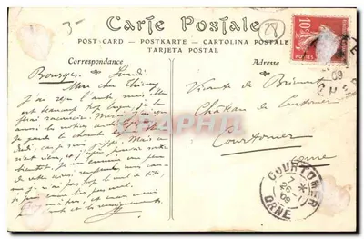 Chartres — Katedra — Wydawca nieznany, nr serii 760 — Rewers