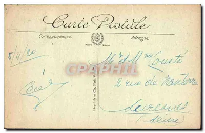 Chartres — La Catedral — Portal Norte — LL. — Reverso