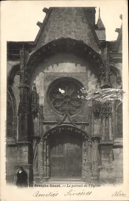 La Bazoche-Gouet — O portal da Igreja — Jemp Laussodot