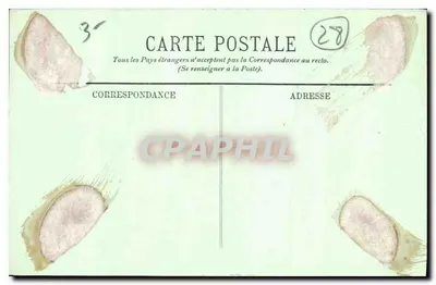 Chartres — Katedra. Szczegół portalu południowego — LL. n°18 — Rewers