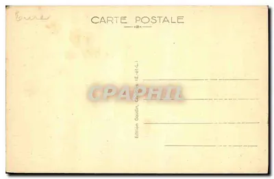 Chartres — L'Eure, vista do Ponte da Courtille — Edição Gaudin, Chartres — Verso