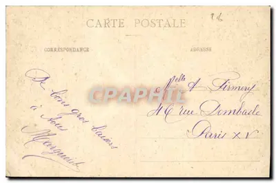 Zamek d'Anet — Fontanna w Parku — Wydawca: L. Vignegnay, nr 23 — Rewers