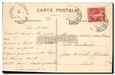 Dreux (Eure-et-Loir) - Capela de São Luís - Sepultura da Família de Orleães — Verso