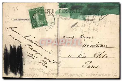 Castelo de Anet — Vista geral — Ch. Foucault, edição Dreux — Verso
