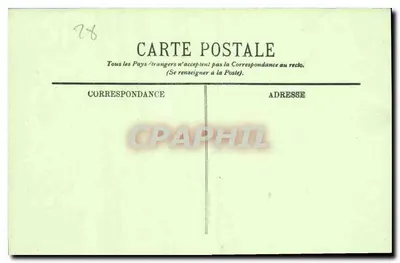Chartres — Katedra. Szczegółowy widok Portalu Królewskiego — LL. — nr 162 — Rewers