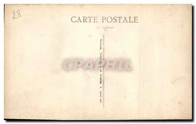 Maintenon (Eure-et-Loir) — O Castelo (lado leste) — Édit. De Reyser, Maintenon — Verso