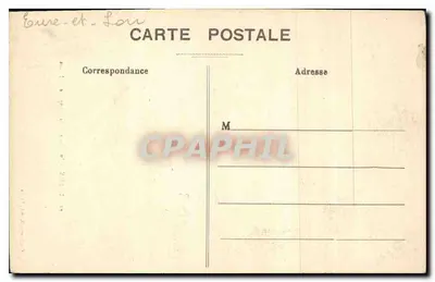 Dreux — Wnętrze kaplicy Świętego Ludwika — Ch. Foucault, wyd. Dreux, nr 22 — Rewers