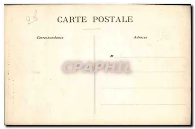 Maintenon — Puerta de entrada de la escalera — Mme Rousseau, edición en Maintenon — Reverso