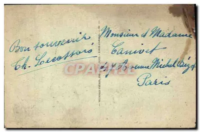 Katedra Chartres — Fragment Zabudowy Krypta (XVI w.) « Sen św. Józefa », « Adoracja Pasterzy » — Neuriven Bracia, Paryż — Rewers