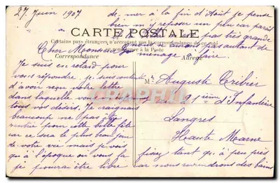 Katedra w Chartres — Fragment Tour du Chœur — Wydawca nieznany, nr 132 — Rewers