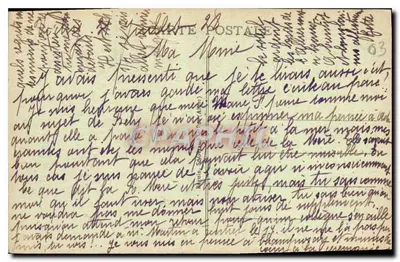 Surroundings of CUSSET-VICHY — Les Malovaux — The Cascade — Publisher Ideal, no. 587 — Back