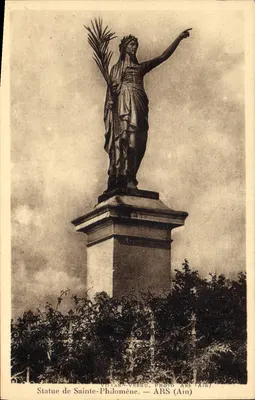 Estátua de Santa Filomena — VILLAN-VERNU, ARS (Ain)