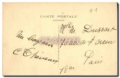 Okolice Gex — Panorama Alp — Wydawca: Ed. d'Art des Corts — Rewers