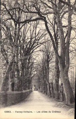Ferney-Voltaire — As alamedas do Castelo — Fototipia, Neuchâtel