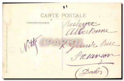 Bourg (Ain) — Église de Brou — C.L., B. — Verso