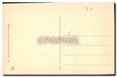 Luchon — Park Quinconces — Kawiarnia św. Mikołaja — seria Hélio — 8 — Rewers