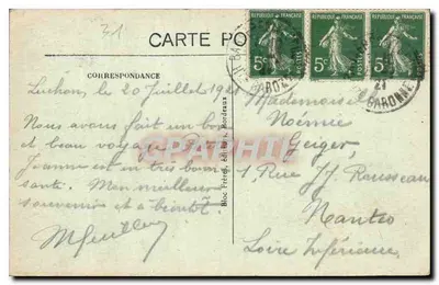 Luchon — Ogólny widok z Casaril — HR 1301 — Rewers