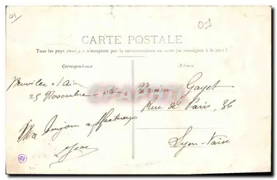 Neuville-sur-Ain — Vue générale — L. Ravier, édit., Bourg — Cl. A. Cordier — Rewers
