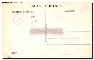 Rota de Belley para Venne — O Desfilade do Ródano — Livraria Montheron, Belley — Verso