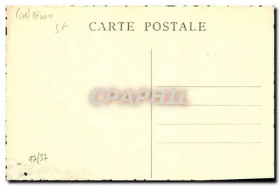 Belley — Estátua de Lamartine — Livraria Compson, Belley — Verso