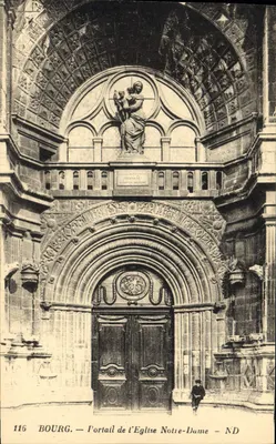 Bourg - Porta da Igreja Nossa Senhora da Assunção — ND